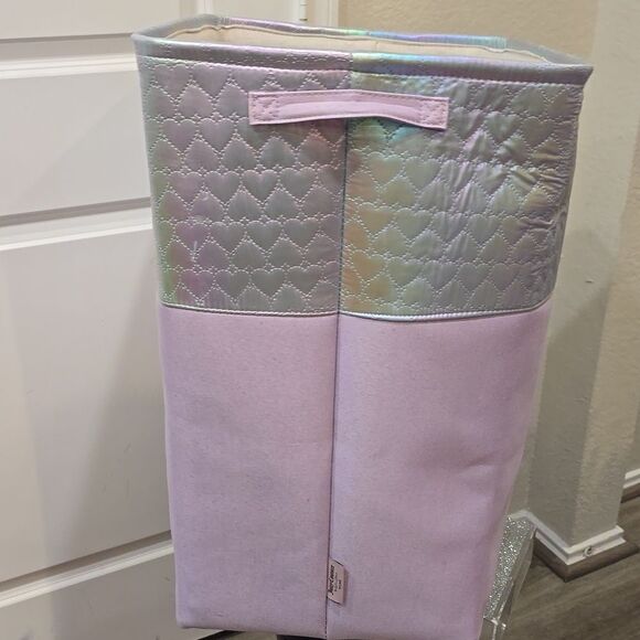 Juicy Couture Home Iridescent Quilted & Canvas Laundry Basket - Picture 4 of 7